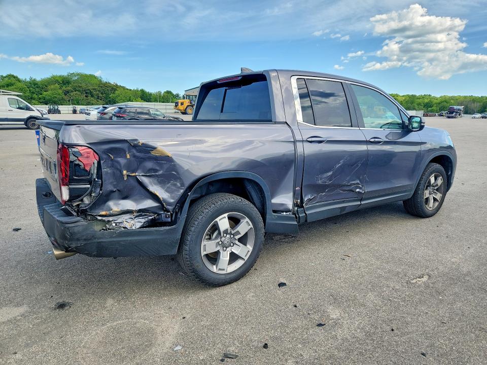 2025 Honda Ridgeline VIN 5FPYK3F50SB040219 COPART salvage auction — REAR END, Ma - Certificate Of Title, sold $18,600 on 2026-07-20 (photo 3)