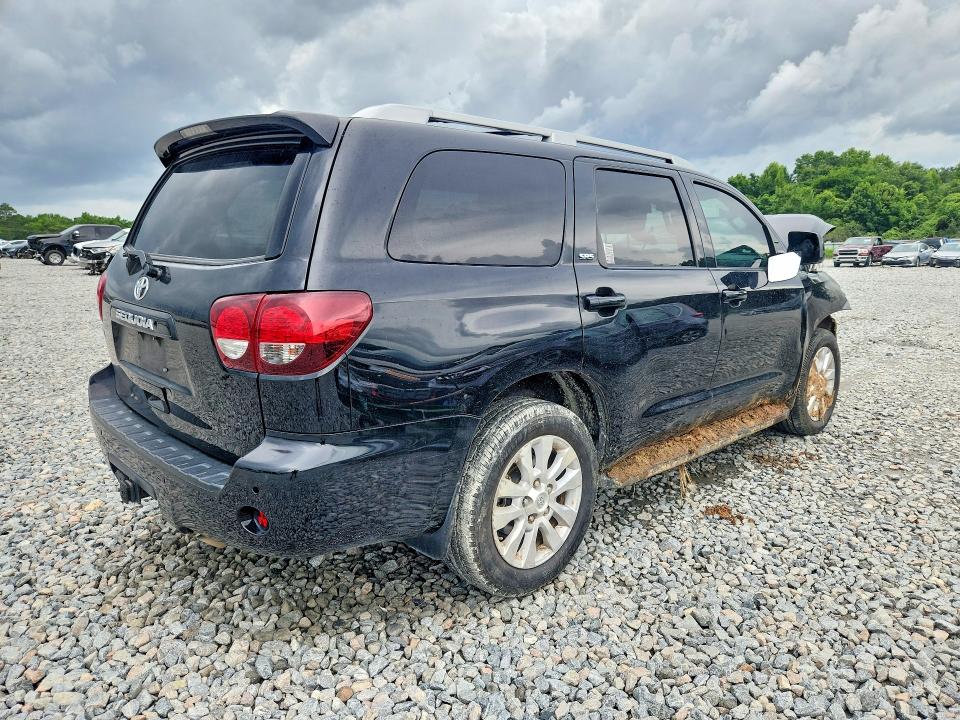 2018 Toyota Sequoia VIN 5TDZY5G11JS071413 COPART salvage auction — FRONT END, Ga - Cert Of Title-Salvage, sold $4,450 on 2026-07-09 (photo 3)