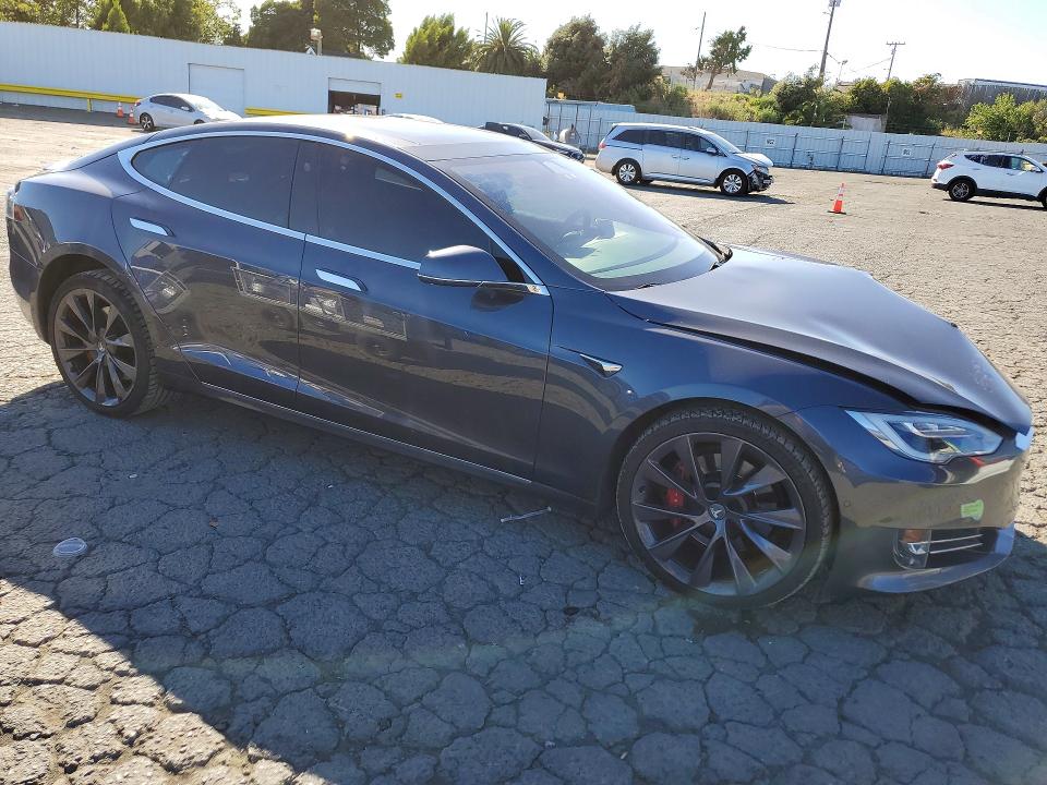 2018 Tesla Model s VIN 5YJSA1E45JF276880 COPART salvage auction — FRONT END, CA - SALVAGE CERTIFICATE, sold $1,350 on 2026-07-24 (photo 4)