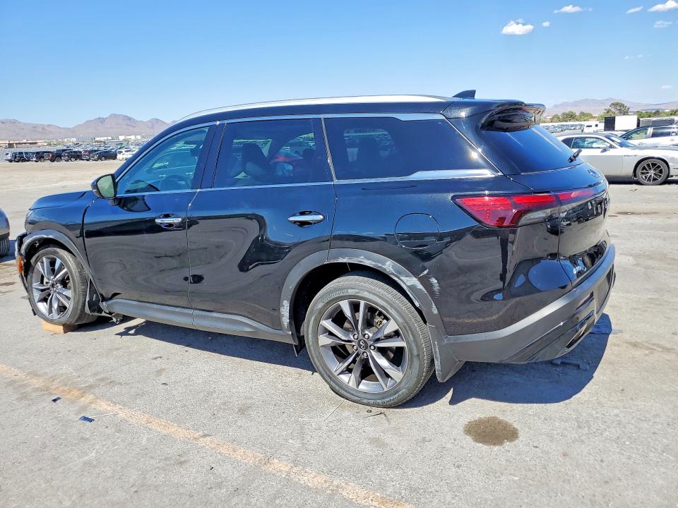 2024 Infiniti Qx60 VIN 5N1DL1FS7RC358128 COPART salvage auction — FRONT END, Nv - Salvage Title, sold $16,800 on 2026-07-09 (photo 2)