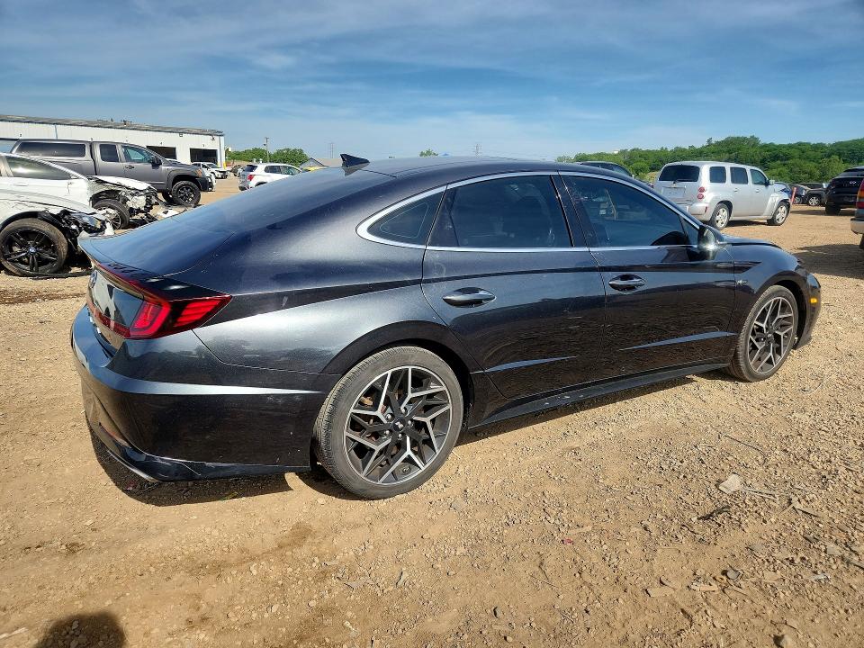 2022 Hyundai Sonata VIN 5NPEK4JC7NH135826 COPART salvage auction — FRONT END, Il - Salvage Certificate, sold $4,050 on 2026-07-24 (photo 3)