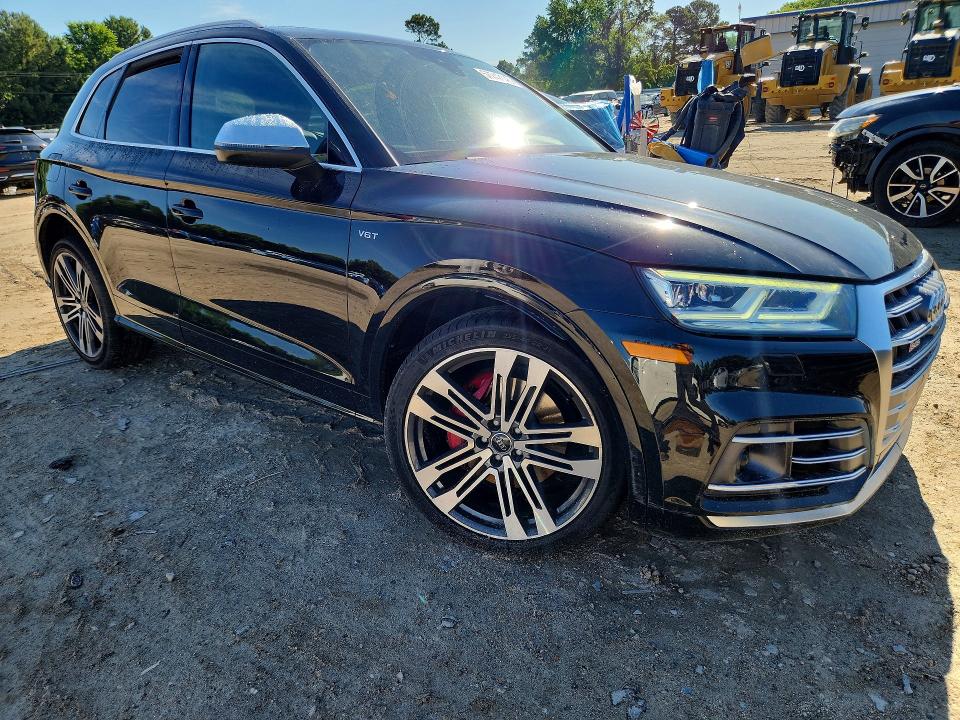 2018 Audi Sq5 VIN WA1C4AFY7J2121077 COPART salvage auction — FRONT END, Va - Cert Of Title - Salvage, sold $6,200 on 2026-07-28 (photo 4)