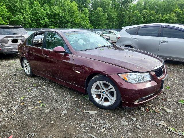 2008 BMW 3er VIN WBAVA37598NL52690 COPART salvage auction — INTERIOR BURN, Md - Cert Of Salvage > 75% Damage, sold $375 on 2026-08-04 (photo 4)