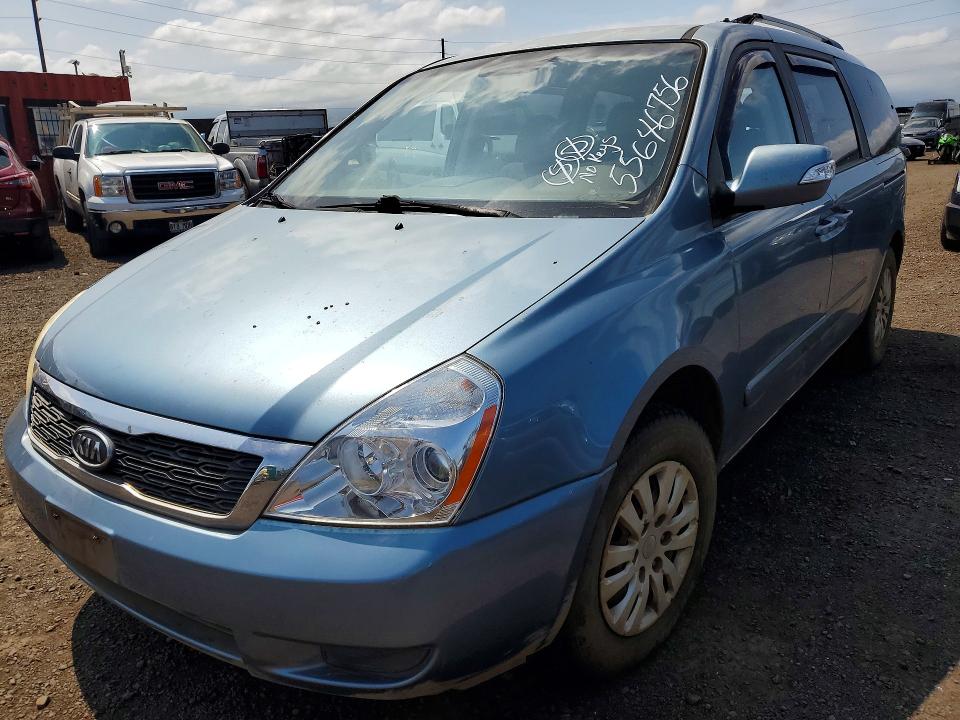 2012 Kia SEDONA VIN KNDMG4C79C6471191 COPART salvage auction — MECHANICAL, Hi - Bill Of Sale - Parts Only, sold $1 on 2026-07-20 (photo 1)
