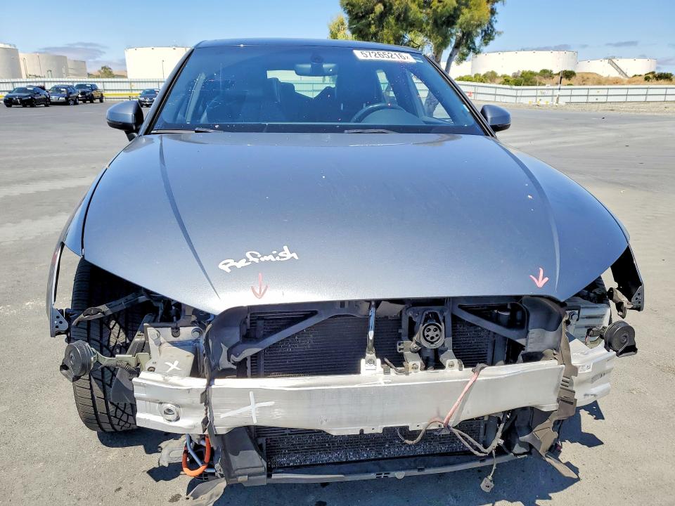2016 Audi VIN WAUTPBFF0GA048812 COPART salvage auction — FRONT END, Ca - Salvage Certificate, sold $2,650 on 2026-07-22 (photo 5)