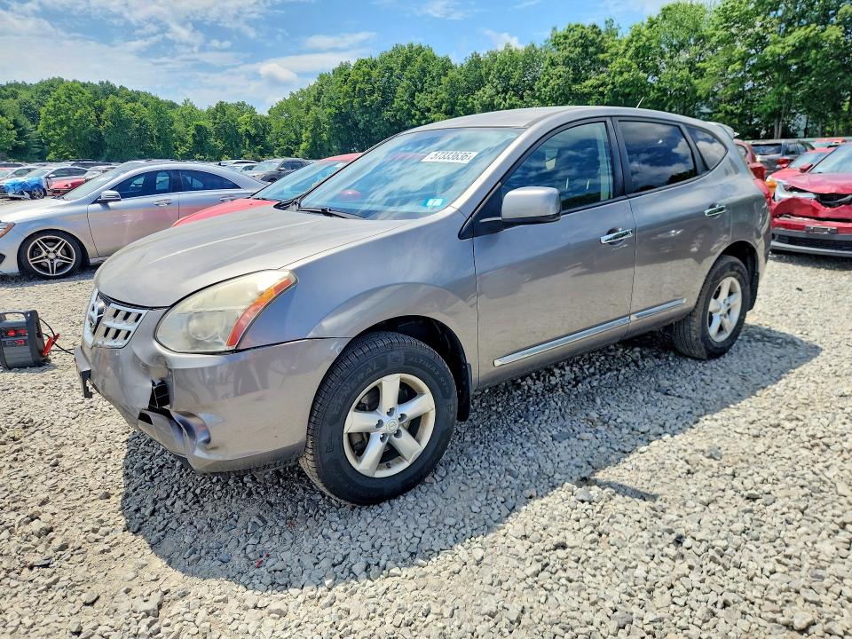 2013 Nissan Rogue VIN JN8AS5MV6DW620599 COPART salvage auction — FRONT END, Nh - Cert Of Title-Rebuilt Vehicle, sold $425 on 2026-07-06 (photo 1)