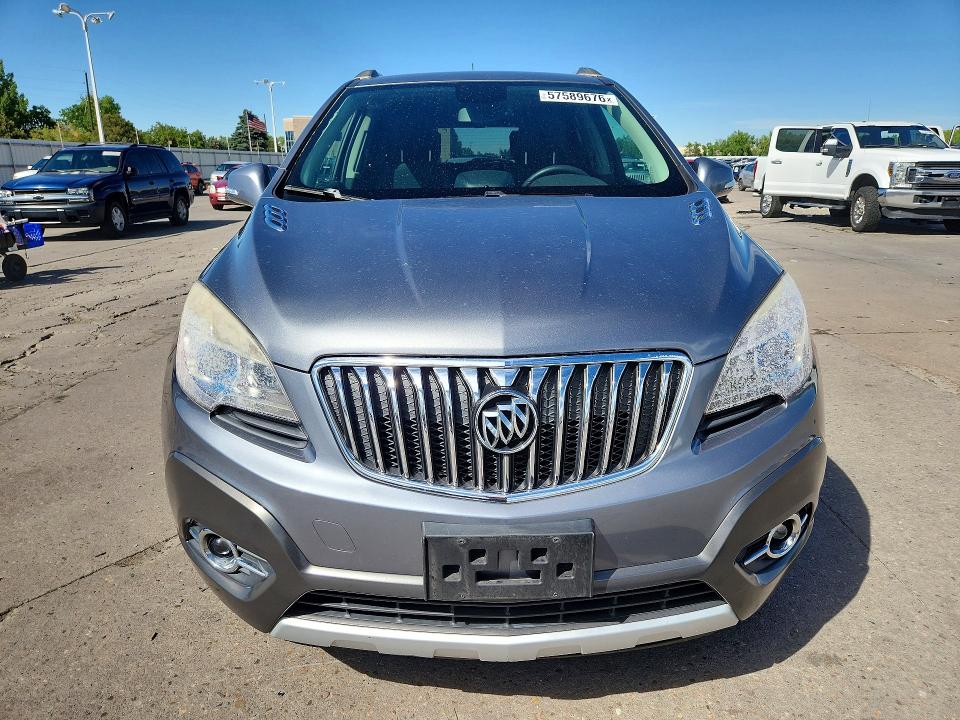2015 Buick Encore VIN KL4CJFSB7FB059324 COPART salvage auction — HAIL, Co - Certificate Of Title, sold $4,300 on 2026-07-08 (photo 5)