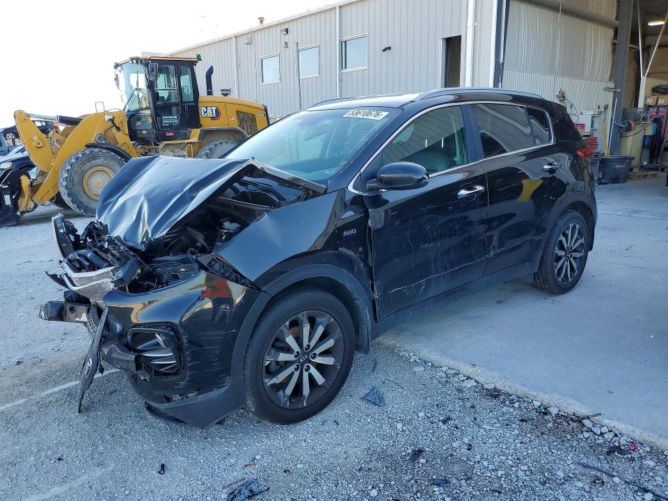 2017 Kia Sportage VIN KNDPNCACXH7069324 COPART salvage auction — FRONT END, Ne - Cert Of Title-Salvage, sold $1,750 on 2026-07-28 (photo 1)