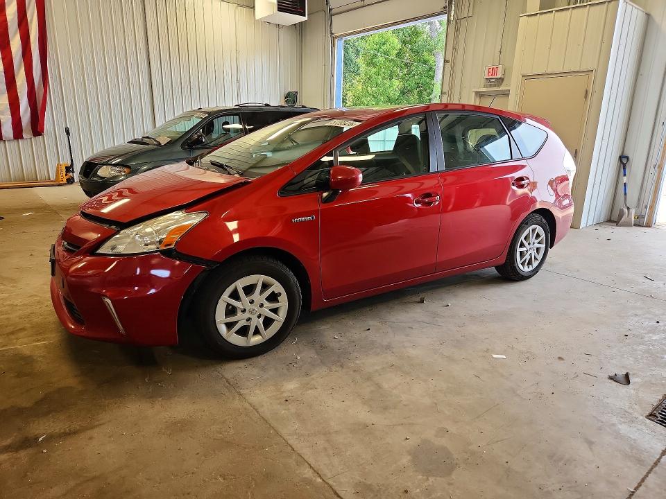 2014 Toyota Prius v VIN JTDZN3EU3EJ014255 COPART salvage auction — FRONT END, Mn - Cert Of Title-Prior Salvage, sold $1,300 on 2026-07-16 (photo 1)