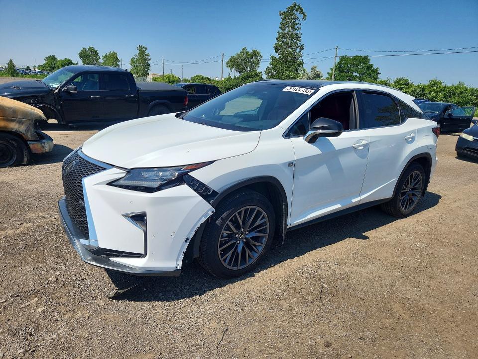 2016 Lexus Rx VIN 2T2BZMCA8GC044222 COPART salvage auction — WATER/FLOOD, Qc - Irrecuperable, sold $16,350 on 2026-08-25 (photo 1)