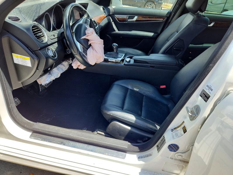 2014 Mercedes-benz C-klasse VIN WDDGF4HB0ER320390 COPART salvage auction — FRONT END, Ca - Salvage Certificate, sold $550 on 2026-07-06 (photo 7)