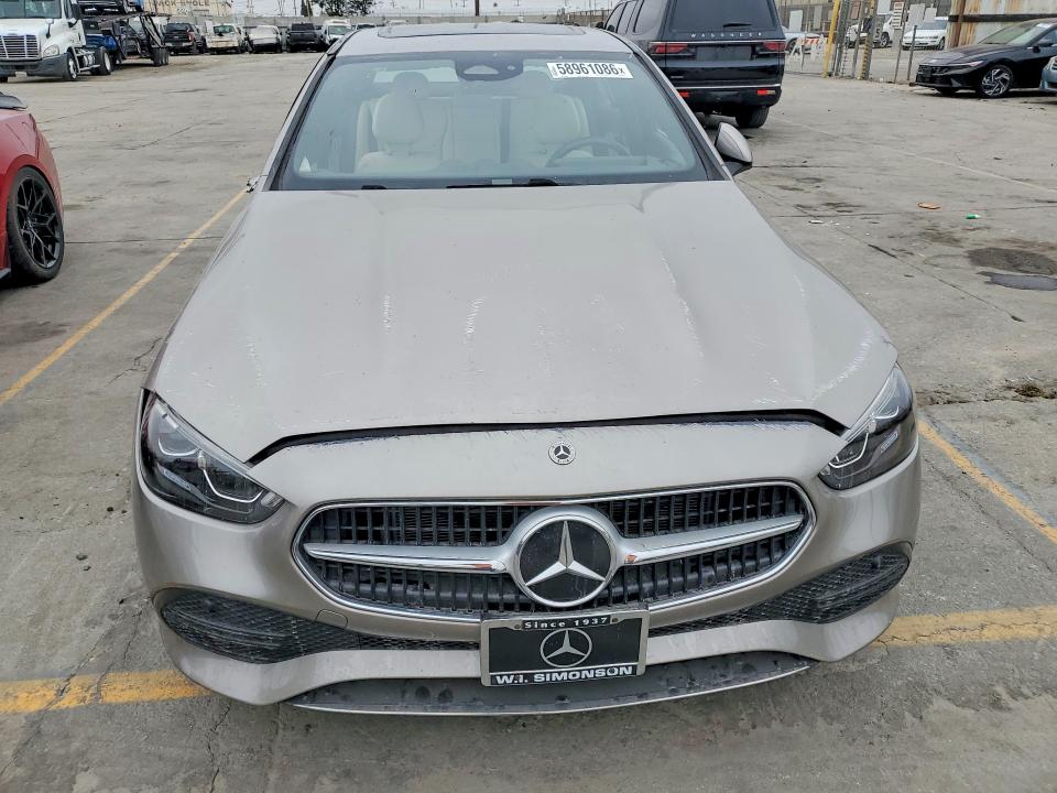 2024 Mercedes-benz C class VIN W1KAF4GB8RR226433 COPART salvage auction — FRONT END, CA - SALVAGE CERTIFICATE, sold $14,800 on 2026-07-15 (photo 5)