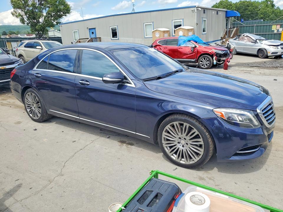 2016 Mercedes-benz S class VIN WDDUG8FB0GA210953 COPART salvage auction — FRONT END, Pa - Cert Of Title, sold $4,250 on 2026-07-28 (photo 4)