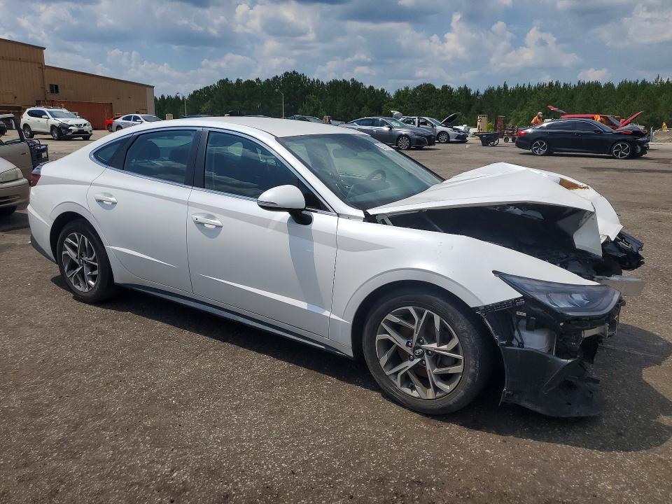 2021 Hyundai Sonata VIN KMHL64JA2MA166090 COPART salvage auction — FRONT END, Sc - Certificate Of Title, sold $2,000 on 2026-07-07 (photo 4)