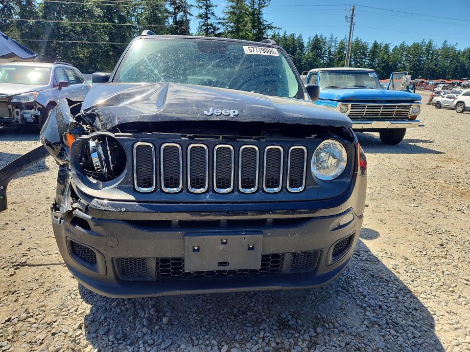2016 Jeep Renegade VIN ZACCJBAT6GPD50980 COPART salvage auction — FRONT END, WA - BILL OF SALE, sold $450 on 2026-07-07 (photo 5)