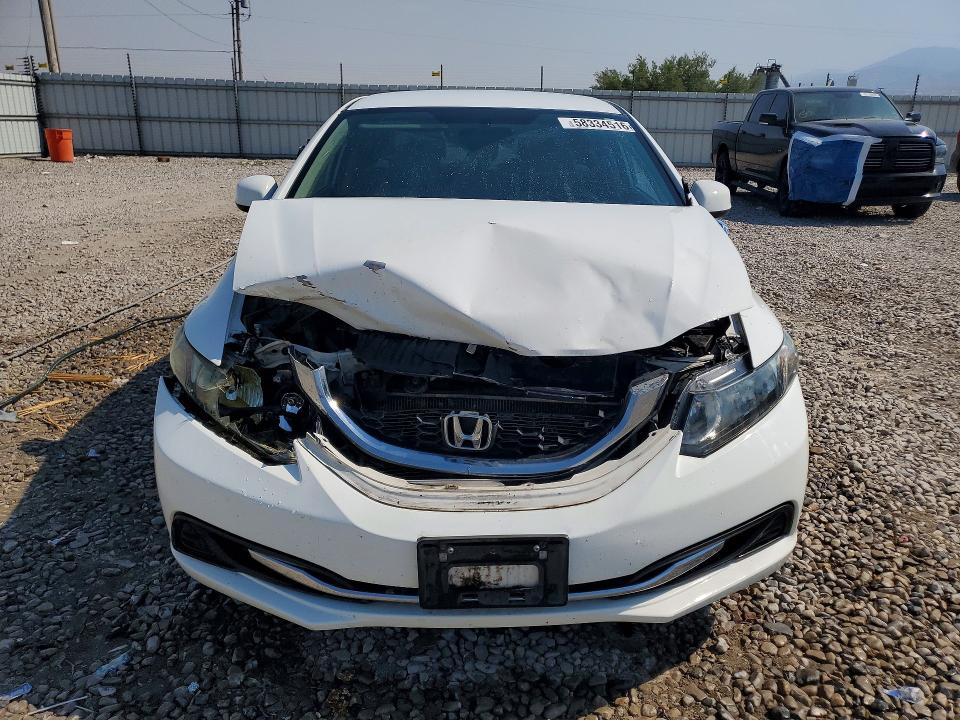 2013 Honda Civic VIN 19XFB2F51DE257118 COPART salvage auction — FRONT END, Ut - Salvage Certificate, sold $150 on 2026-07-24 (photo 5)