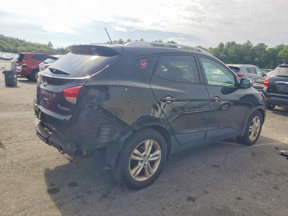 2013 Hyundai Tucson VIN KM8JU3AC1DU567993 COPART salvage auction — REAR END, Ri - Salvage Certificate Of Title, sold $900 on 2026-07-14 (photo 3)