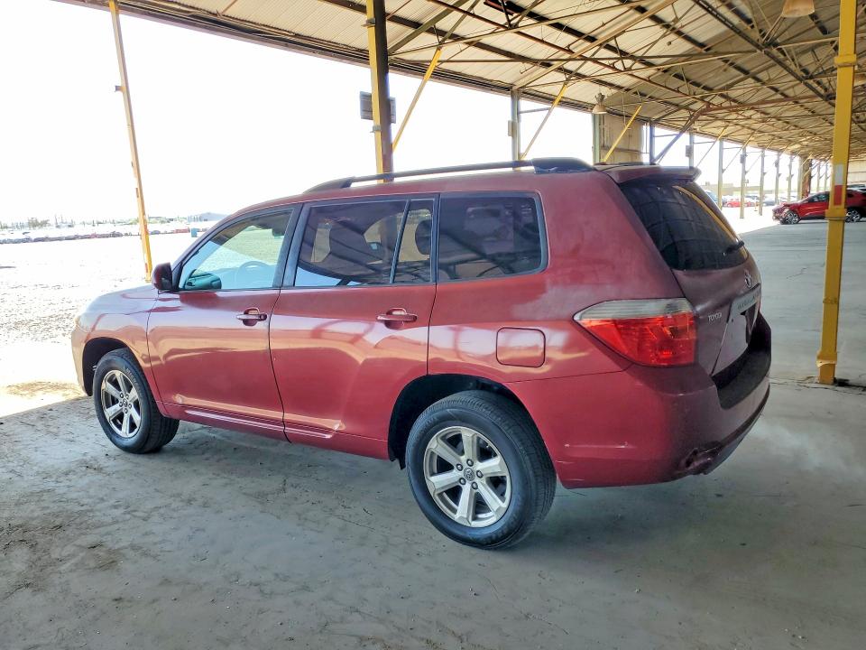 2009 Toyota Highlander VIN JTEES41A292117980 COPART salvage auction — MINOR DENT/SCRATCHES, Az - Certificate Of Title, sold $1,050 on 2026-07-06 (photo 2)
