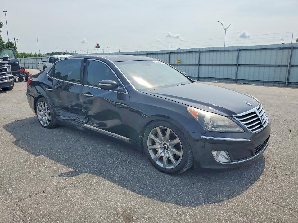 2012 Hyundai VIN KMHGH4JH2CU051530 COPART salvage auction — SIDE, NC - SALVAGE CERTIFICATE OF TITLE, sold $700 on 2026-07-30 (photo 4)