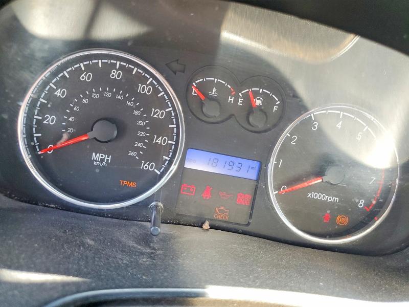 2007 Hyundai Tiburon VIN KMHHM66D17U243934 COPART salvage auction — FRONT END, Tx - Salvage Vehicle Title, sold $275 on 2026-07-10 (photo 9)