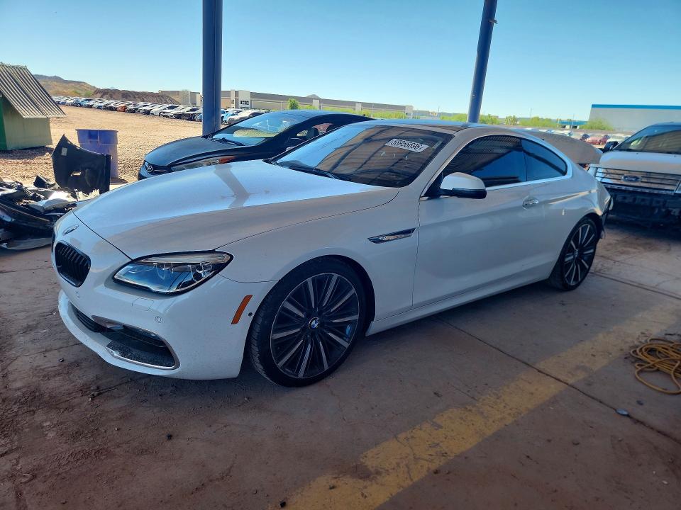 2017 BMW 6er VIN WBA6H5C5XHGJ88257 COPART salvage auction — REAR END, Az - Cert Of Title - Salvage, sold $375 on 2026-07-28 (photo 1)