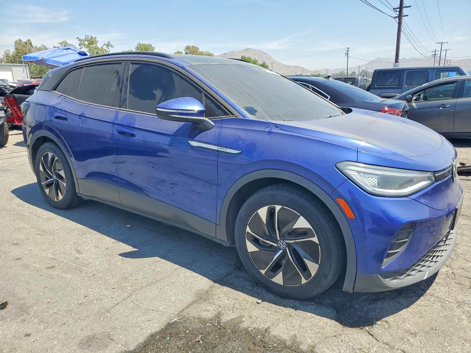 2021 Volkswagen Id.4 VIN WVGTMPE25MP052365 COPART salvage auction — MINOR DENT/SCRATCHES, Ca - Dis/Dlr/Exp Only Clean Title, sold $6,600 on 2026-07-02 (photo 4)