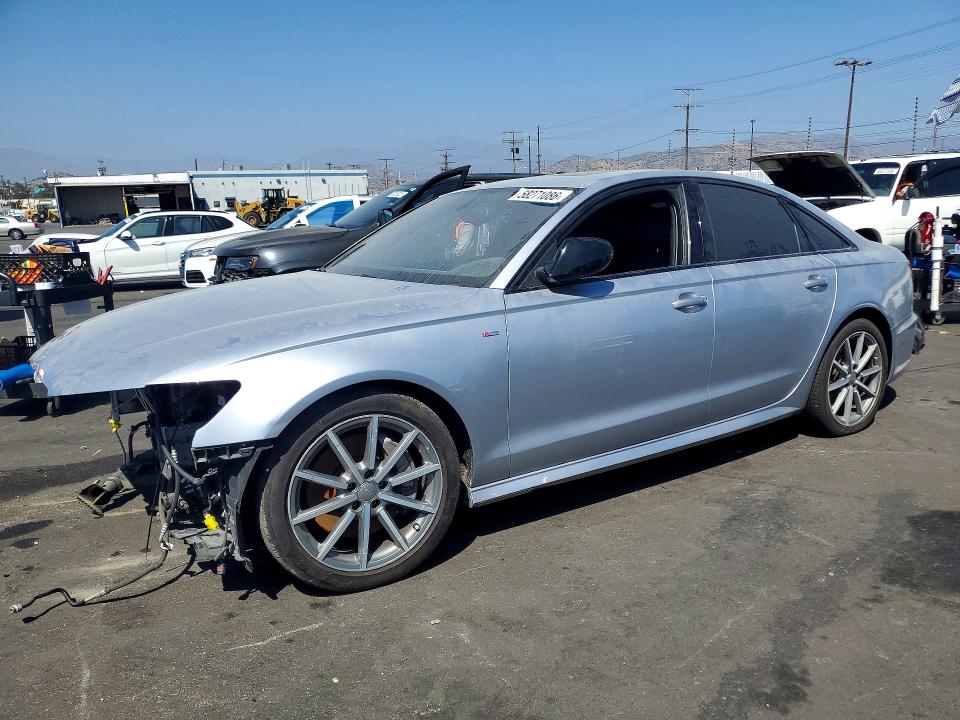 2018 Audi A6 VIN WAUF8AFCXJN102272 COPART salvage auction — FRONT END, CA - DIS/DLR/EXP ONLY CLEAN TITLE, sold $2,950 on 2026-07-27 (photo 1)