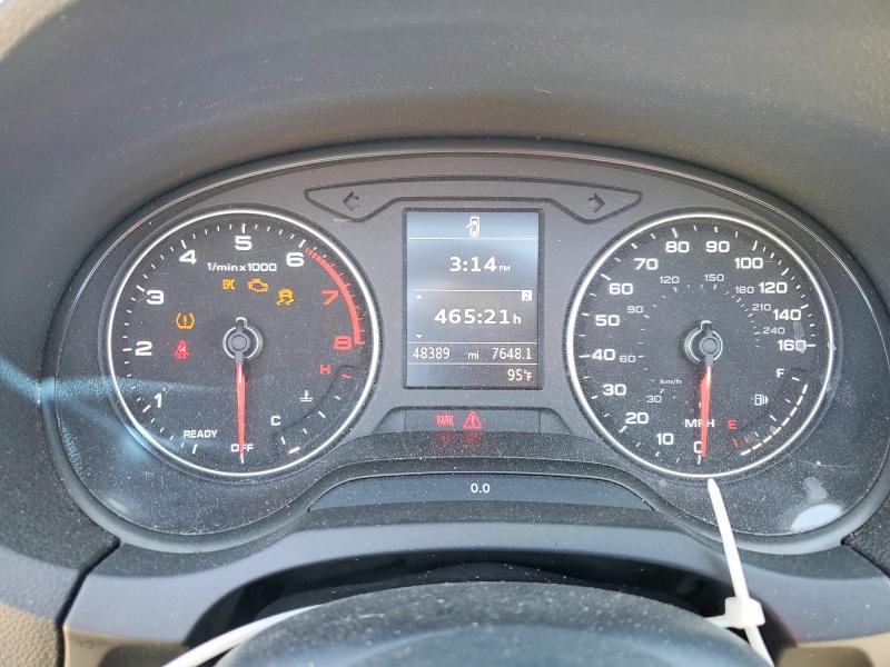2018 Audi A3 VIN WAU78LFF2J1014589 COPART salvage auction — FRONT END, Ca - Salvage Certificate, sold $1,400 on 2026-07-19 (photo 9)