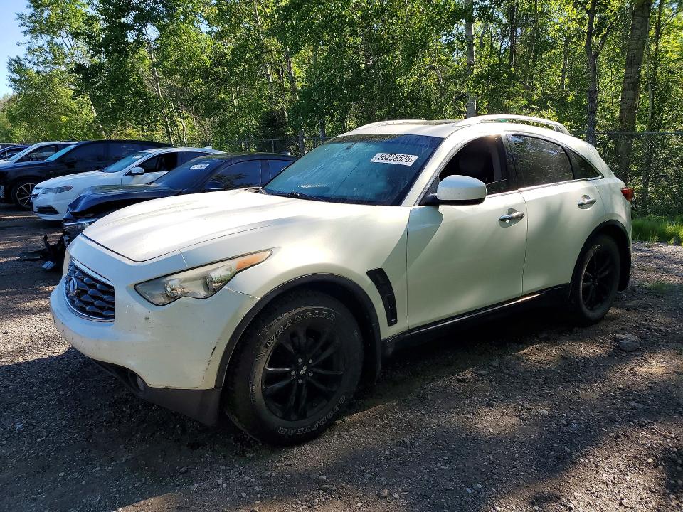 2010 Infiniti Fx35 VIN JN8AS1MW8AM850783 COPART salvage auction — FRONT END, On - Permit No Brand - Unfit, sold $400 on 2026-07-02 (photo 1)