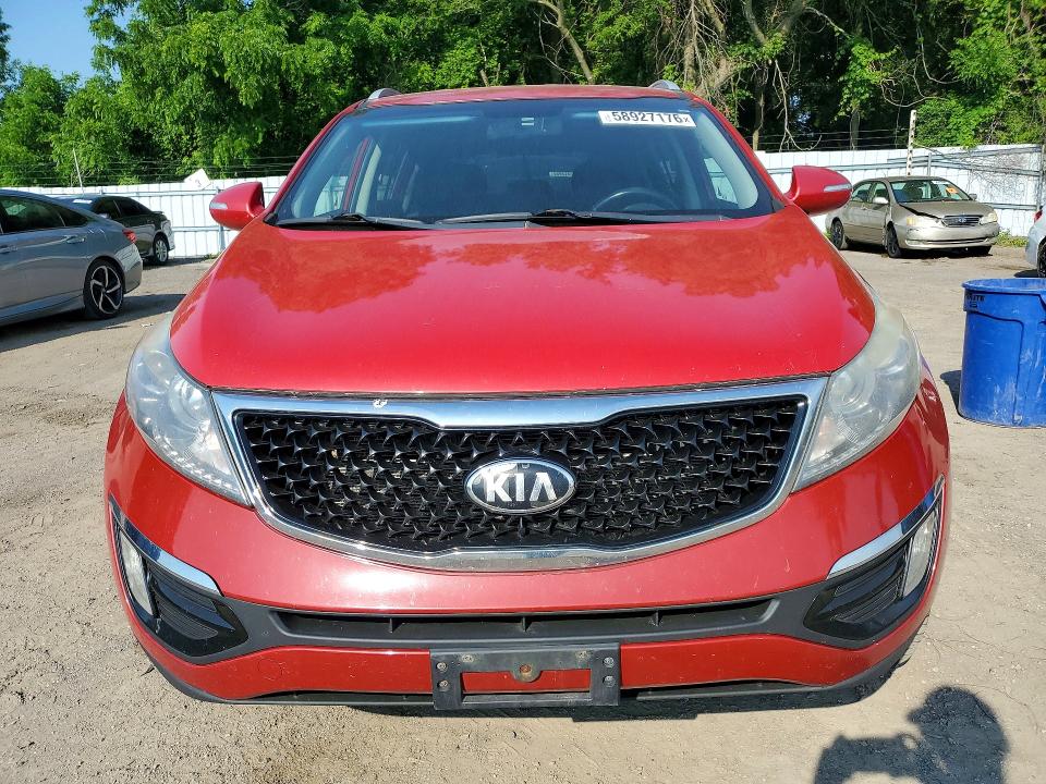 2014 Kia Sportage VIN KNDPC3AC0E7593051 COPART salvage auction — MINOR DENT/SCRATCHES, On - Permit No Brand - Unfit, sold $2,100 on 2026-07-21 (photo 5)