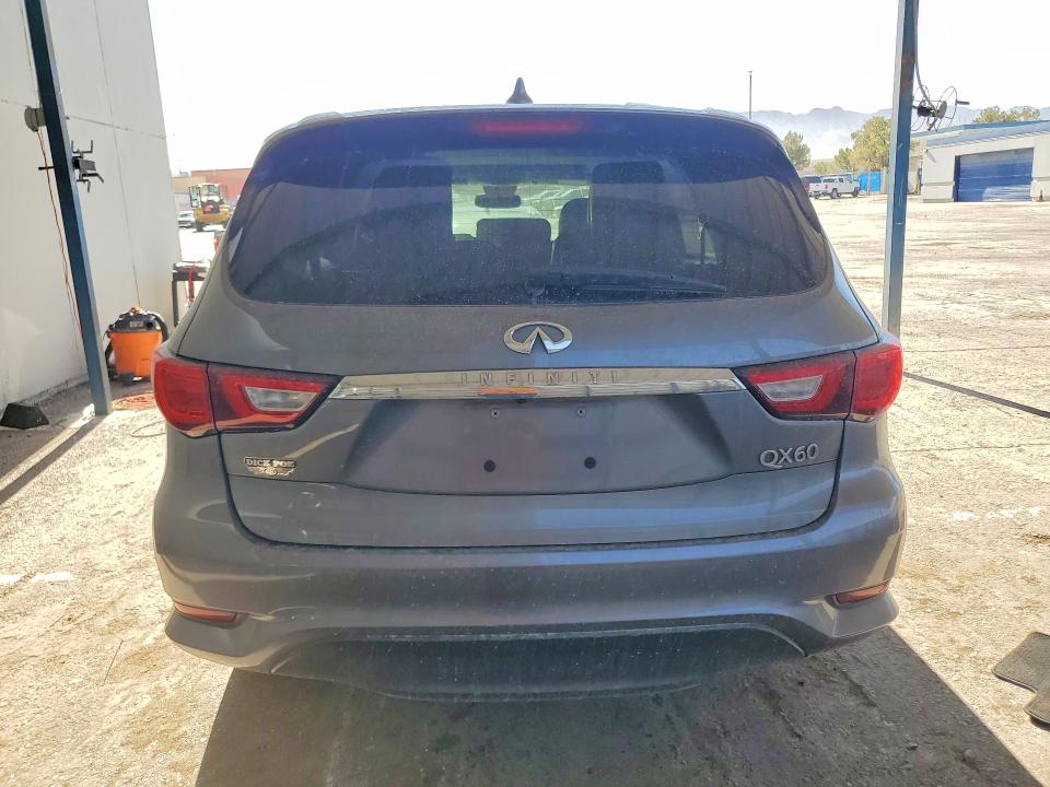 2017 Infiniti VIN 5N1DL0MNXHC515897 COPART salvage auction — FRONT END, Tx - Salvage Vehicle Title, sold $1,000 on 2026-07-17 (photo 6)
