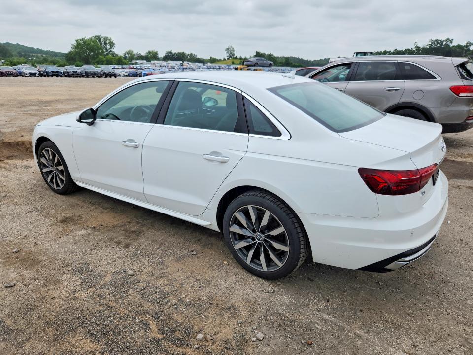 2020 Audi A4 VIN WAUHMAF41LA073252 COPART salvage auction — HAIL, Wi - Cert Of Title-Claim Paid, sold $8,900 on 2026-07-14 (photo 2)