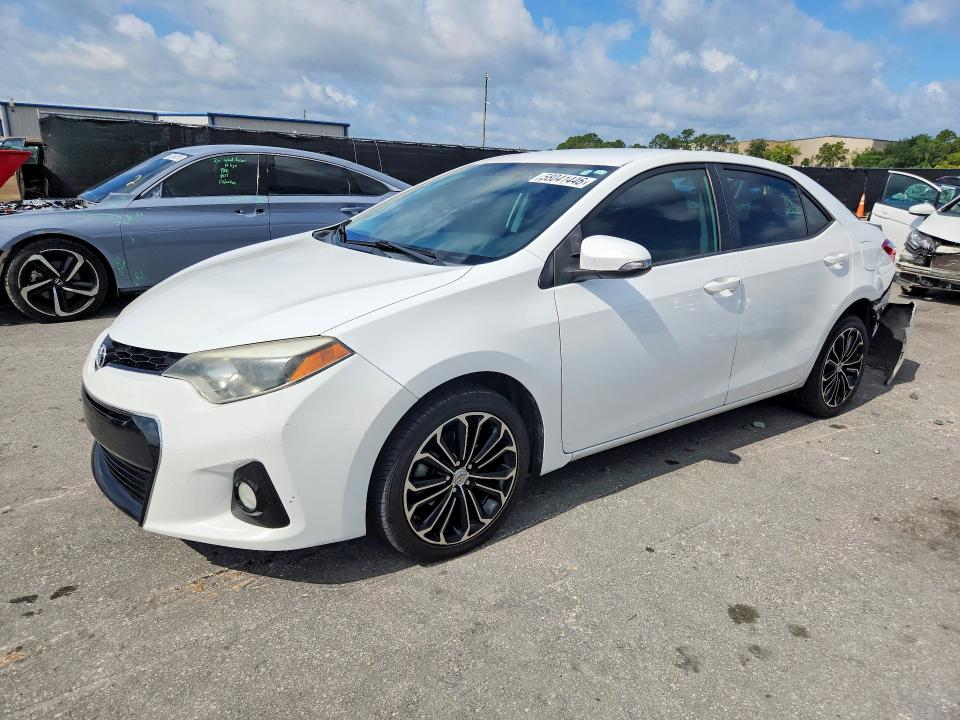 2015 Toyota Corolla VIN 2T1BURHE3FC451424 COPART salvage auction — REAR END, Fl - Cert Of Title Slvg Rebuildable, sold $3,000 on 2026-07-02 (photo 1)