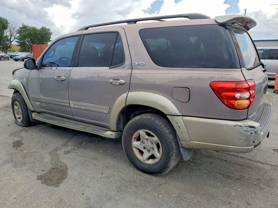 2001 Toyota Sequoia VIN 5TDZT34A21S032479 COPART salvage auction — FRONT END, Fl - Cert Of Title Slvg Rebuildable, sold $525 on 2026-07-14 (photo 2)