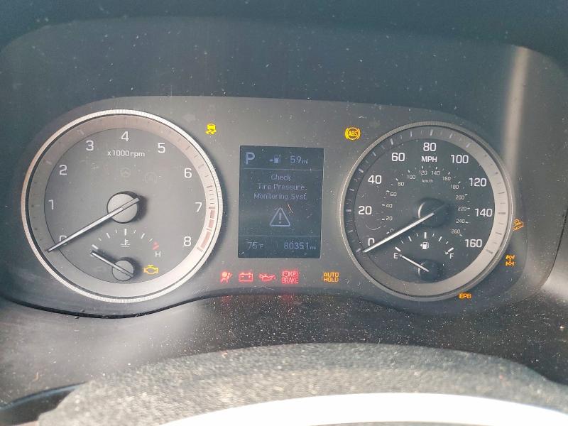 2020 Hyundai Tucson VIN KM8J3CAL2LU244991 COPART salvage auction — FRONT END, OH - CERT OF TITLE-SALVAGE, sold $2,650 on 2026-07-31 (photo 9)