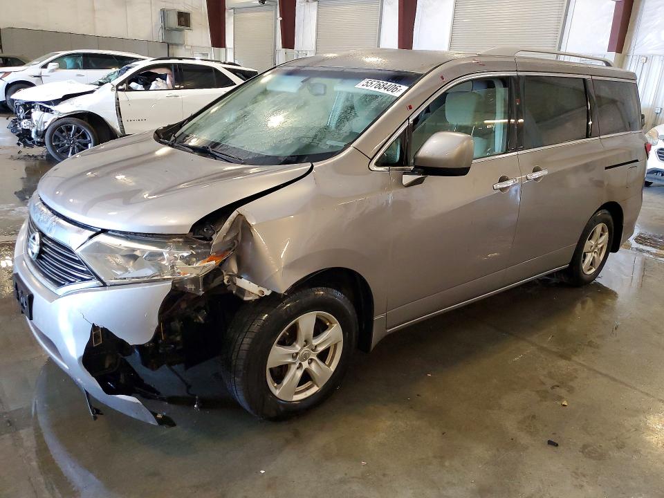 2011 Nissan Quest VIN JN8AE2KP1B9008168 COPART salvage auction — FRONT END, Mn - Cert Of Title-Prior Salvage, sold $475 on 2026-07-20 (photo 1)