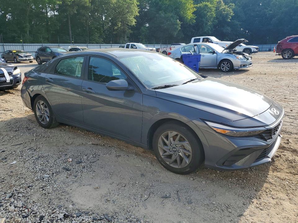 2024 Hyundai Elantra VIN KMHLM4DG1RU673560 COPART salvage auction — WATER/FLOOD, Ga - Cert Of Title-Flood Salvage, sold $4,950 on 2026-07-17 (photo 4)
