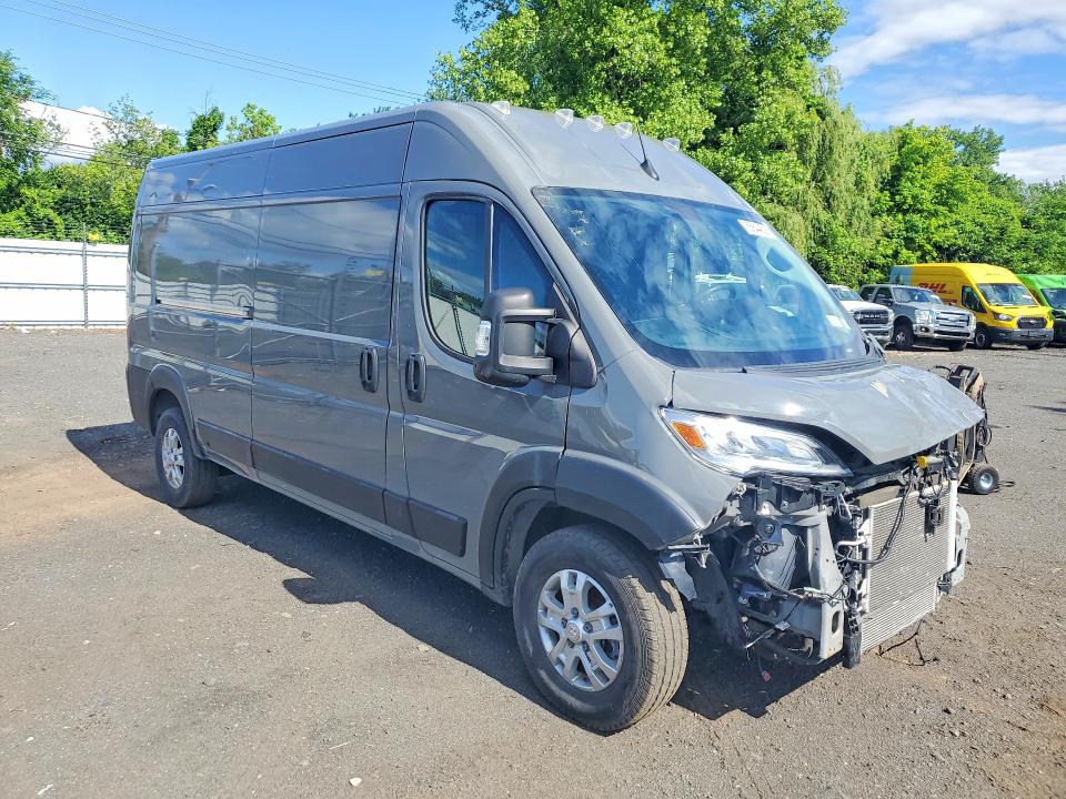 2024 Ram Promaster 2500 VIN 3C6LRVDG6RE135339 COPART salvage auction — FRONT END, Ma - Cert Of Title-Salvage, sold $9,200 on 2026-07-28 (photo 4)