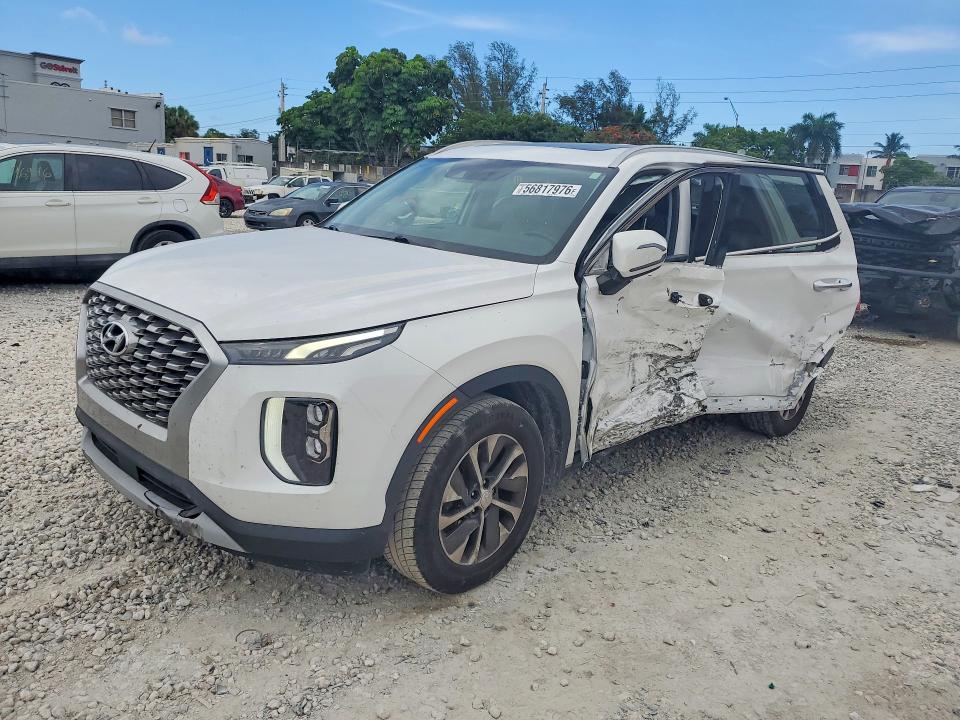 2021 Hyundai VIN KM8R24HE3MU277390 COPART salvage auction — SIDE, Fl - Certificate Of Destruction, sold $7,100 on 2026-07-31 (photo 1)