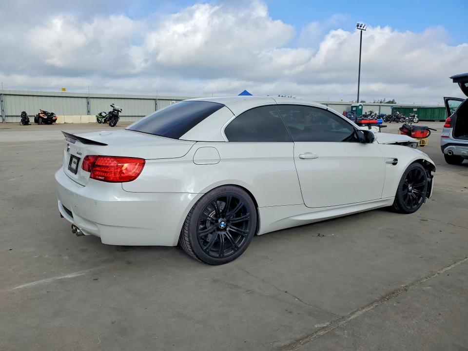 2013 BMW M3 VIN WBSDX9C53DE785947 COPART salvage auction — FRONT END, Tx - Salvage Vehicle Title, sold $8,500 on 2026-07-13 (photo 3)
