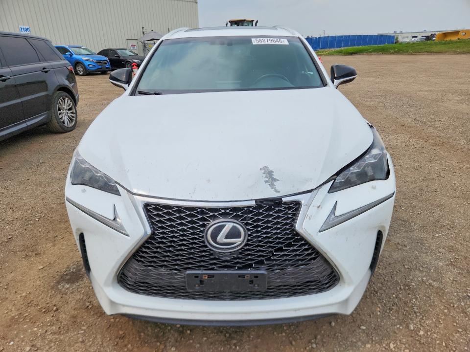 2016 Lexus Nx VIN JTJBARBZ2G2067930 COPART salvage auction — FRONT END, Ab - Bos - Salvage, sold $3,100 on 2026-07-28 (photo 5)