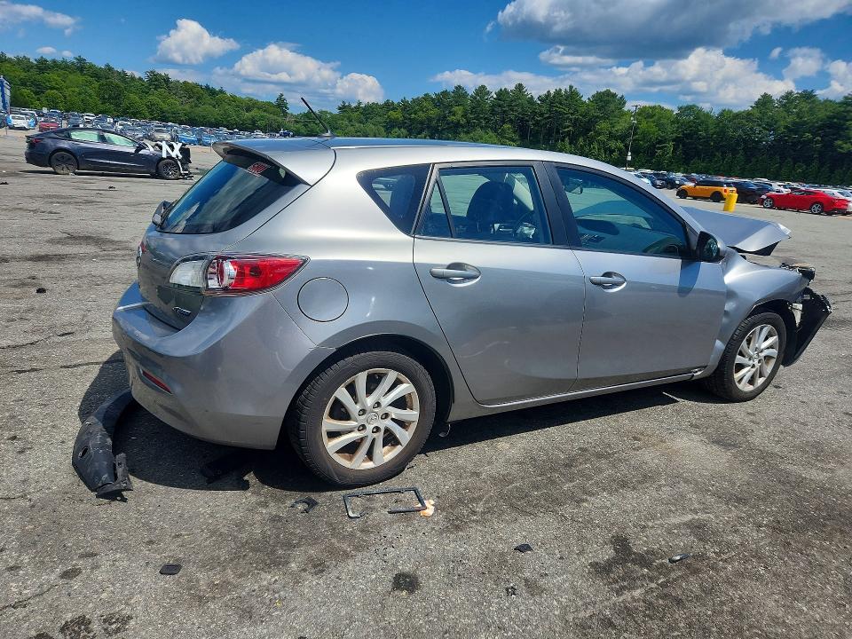 2012 Mazda VIN JM1BL1M78C1596373 COPART salvage auction — FRONT END, Wv - Salvage Certificate, sold $450 on 2026-07-28 (photo 3)