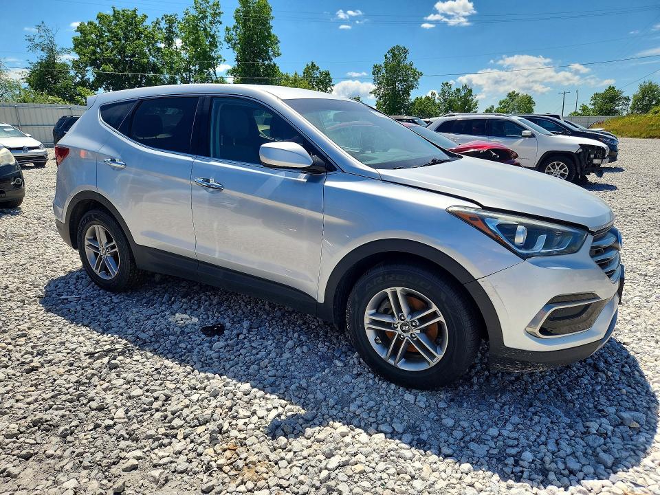 2017 Hyundai VIN 5XYZT3LB7HG473137 COPART salvage auction — FRONT END, Mi - Certificate Of Title, sold $2,150 on 2026-07-02 (photo 4)