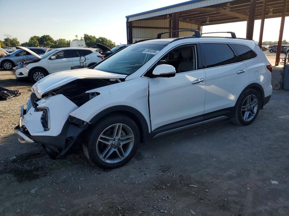 2018 Hyundai Santa fe VIN KM8SR4HF0JU265909 COPART salvage auction — FRONT END, Fl - Cert Of Title Slvg Rebuildable, sold $3,450 on 2026-07-17 (photo 1)