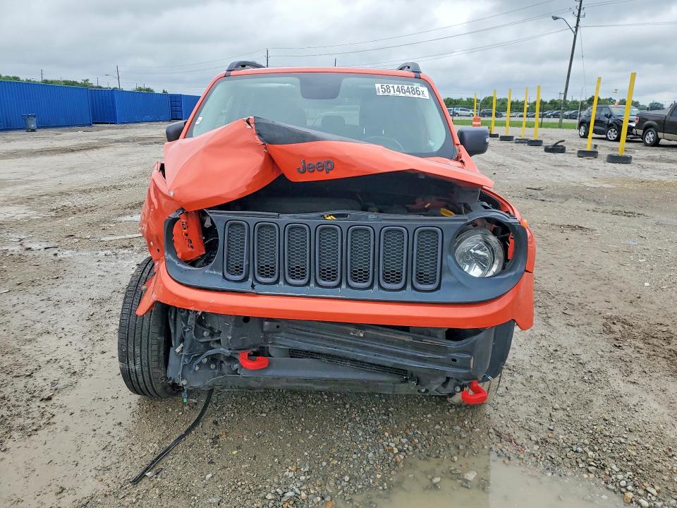 2016 Jeep VIN ZACCJBCT8GPD48385 COPART salvage auction — FRONT END, In - Cert Of Title-Salvage Title, sold $700 on 2026-08-14 (photo 5)