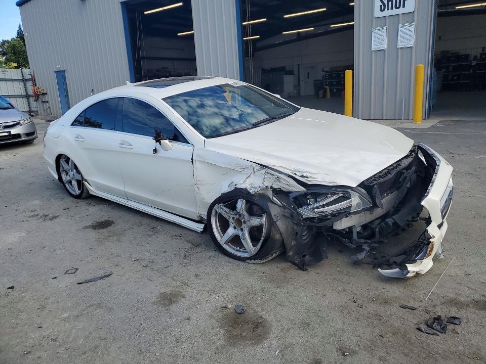2012 Mercedes-benz Cls-klasse VIN WDDLJ7DB8CA028017 COPART salvage auction — FRONT END, Ca - Salvage Certificate, sold $2,600 on 2026-07-16 (photo 4)