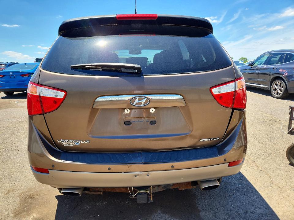 2012 Hyundai Veracruz VIN KM8NUDCC5CU184044 COPART salvage auction — REAR END, PA - CERTIFICATE OF SALVAGE, sold $1,150 on 2026-07-10 (photo 6)