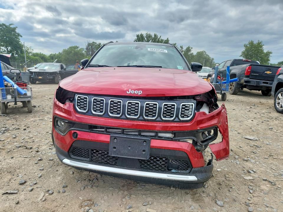 2025 Jeep VIN 3C4NJDCN6ST565747 COPART salvage auction — FRONT END, Fl - Certificate Of Destruction, sold $6,500 on 2026-07-02 (photo 5)