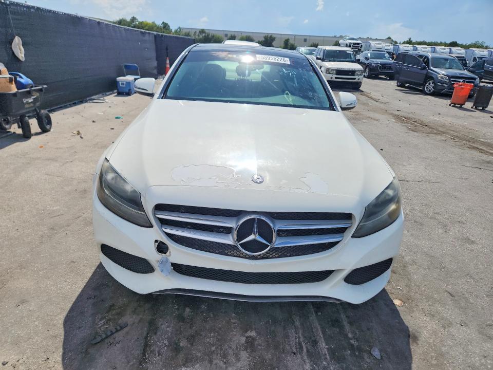 2017 Mercedes-benz C-klasse VIN WDDWF4JB9HR252777 COPART salvage auction — MINOR DENT/SCRATCHES, Fl - Certificate Of Title, sold $6,800 on 2026-07-28 (photo 5)