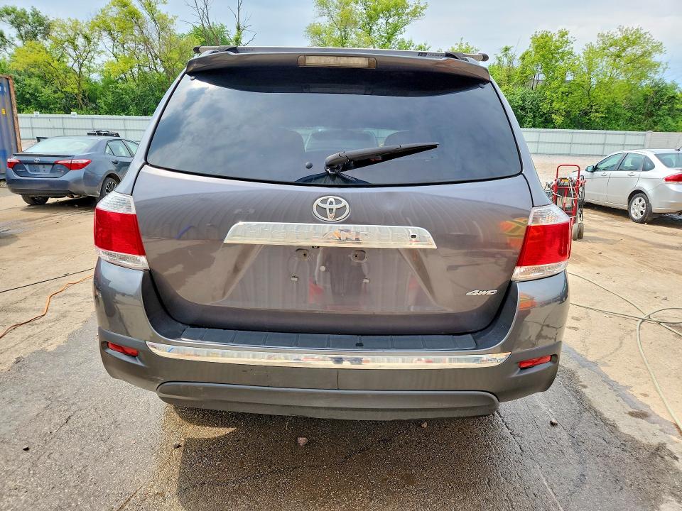 2012 Toyota Highlander VIN 5TDBK3EH5CS165465 COPART salvage auction — FRONT END, Mn - Cert Of Title-Prior Salvage, sold $1,200 on 2026-07-27 (photo 6)
